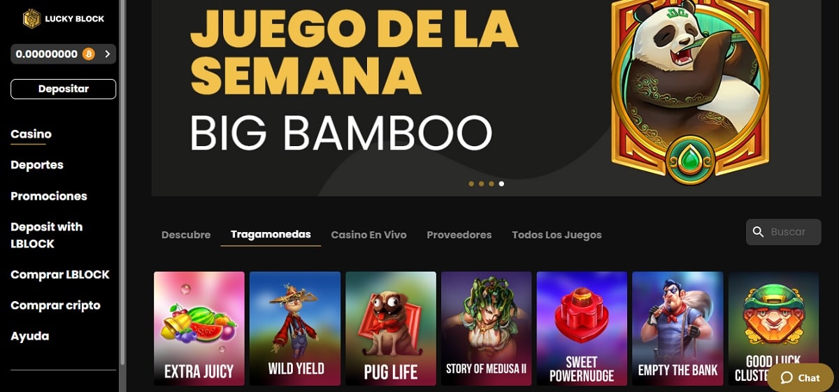 Sitio Lucky Block Tragamonedas Online Colombia