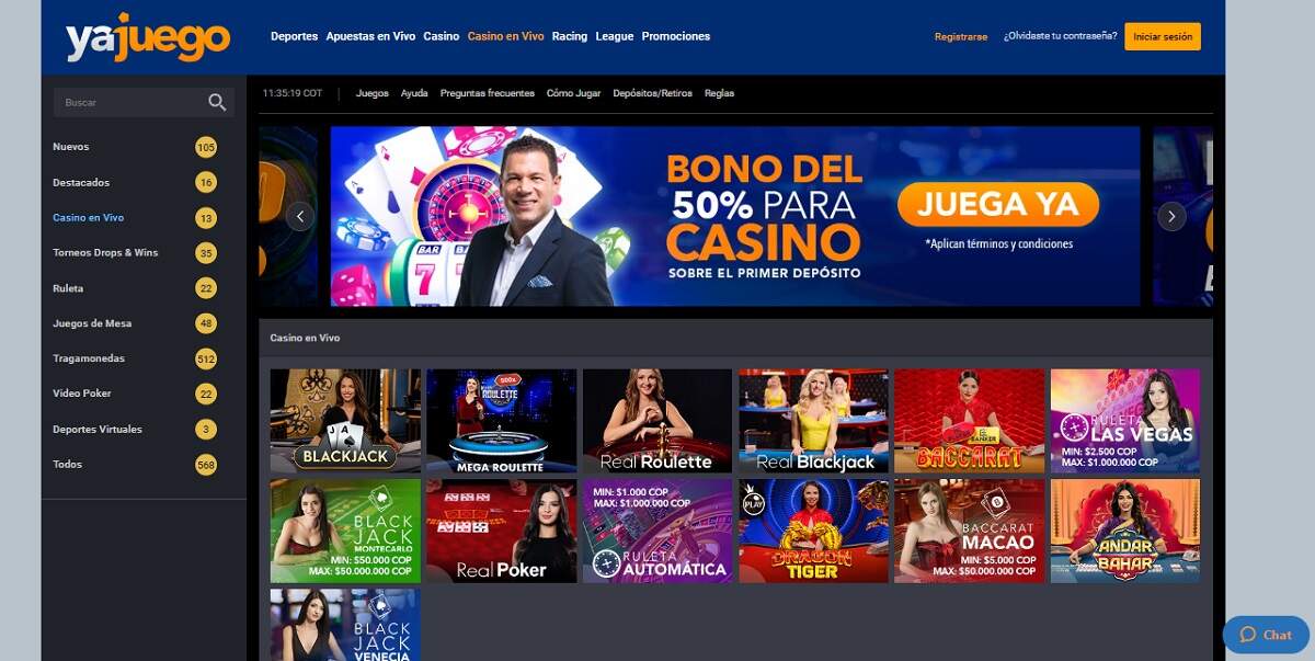 Casinos en Medellín Ya juego