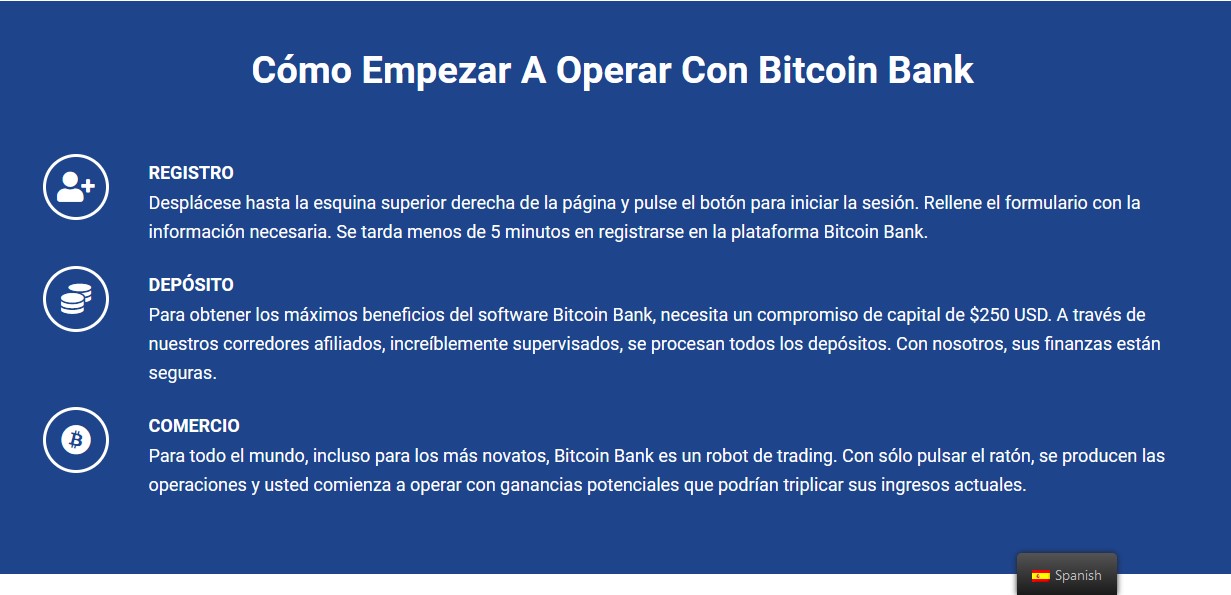 Como operar con Bitcoin Bank