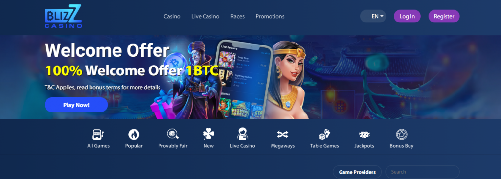 mejor casino bitcoin blizz