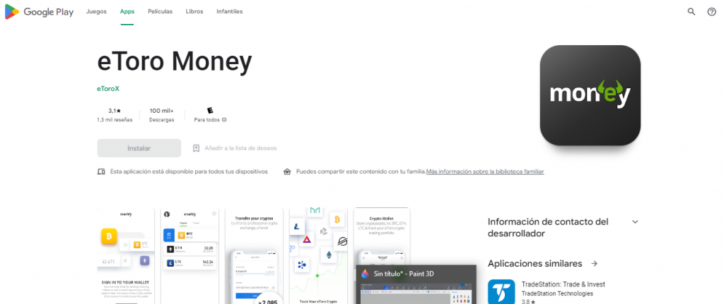 etoro money descargar