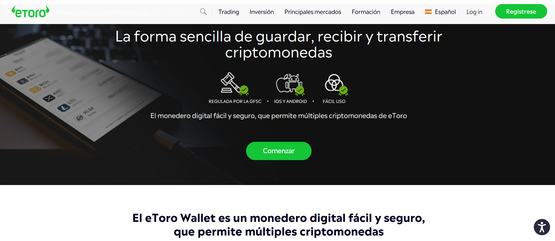 wallet criptomonedas