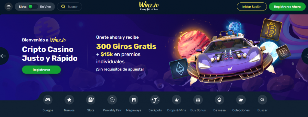 mejor casino bitcoin winz io