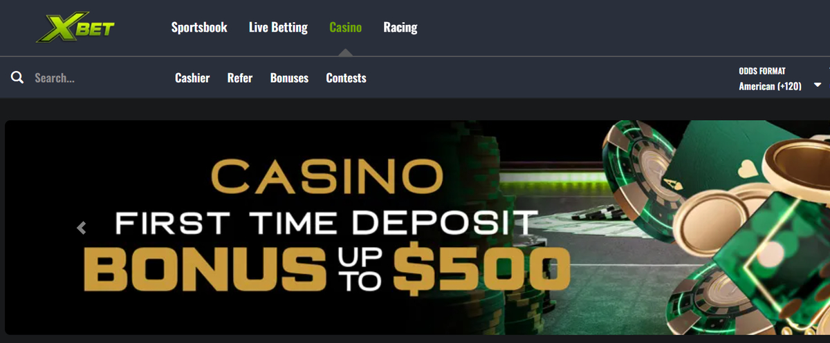 Xbet casino en línea dinero real pantallazo