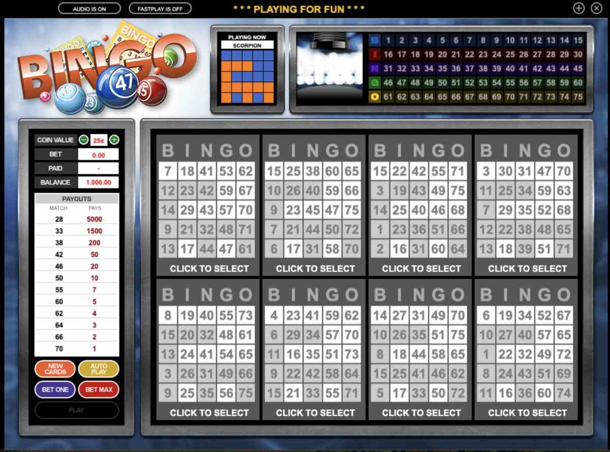 Giros bancarios para jugar al bingo en línea