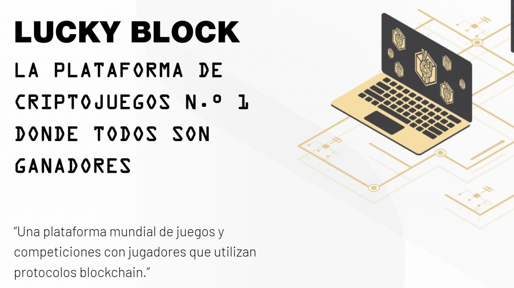 Criptomoneda nueva Lucky Block homepage