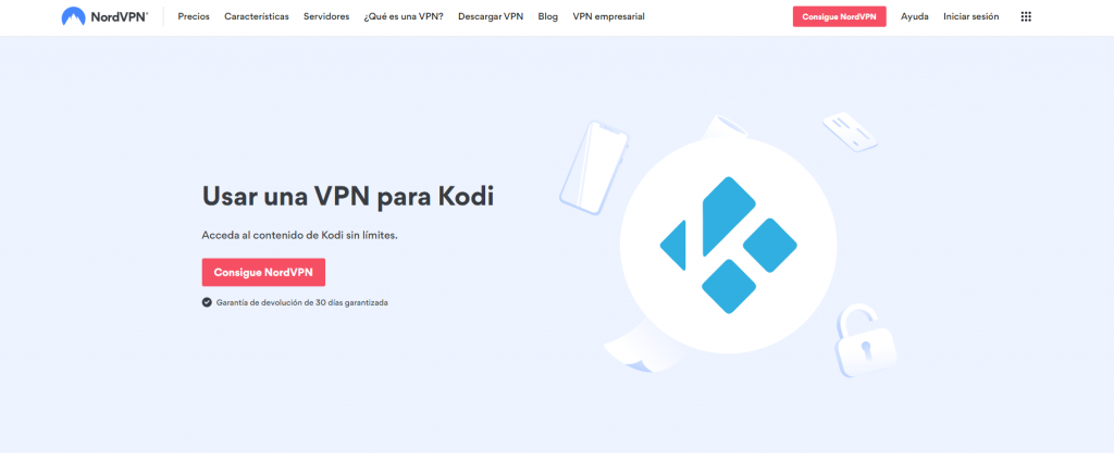 Kodi VPN gratis Nord