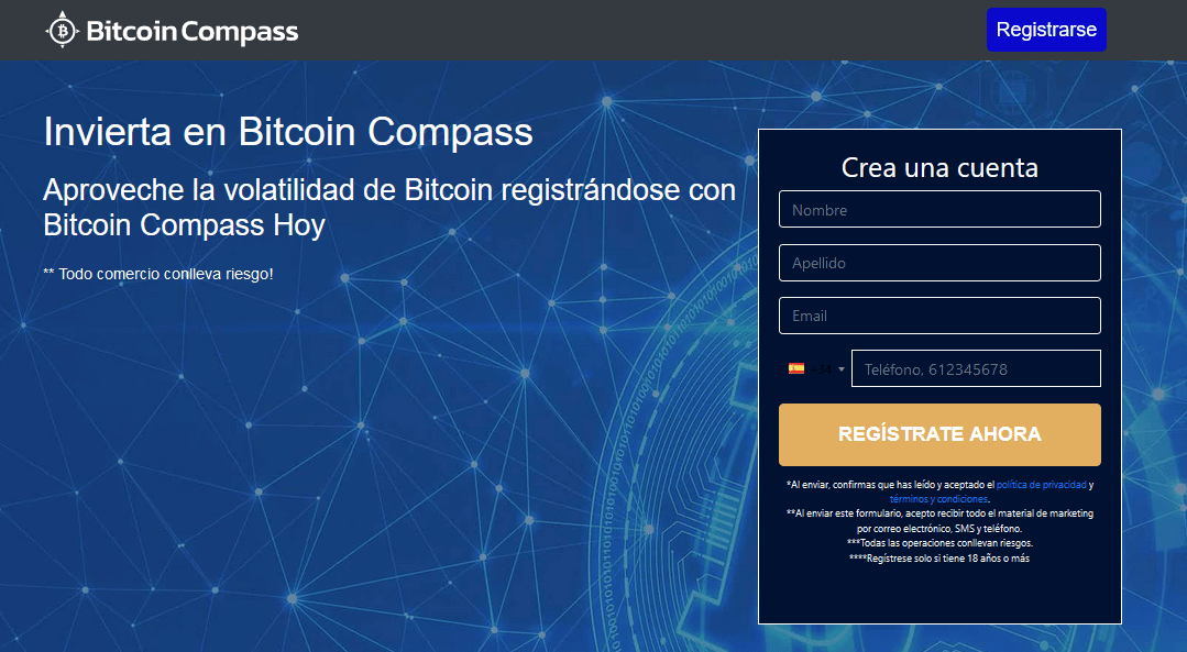 Bitcoin Compass front
