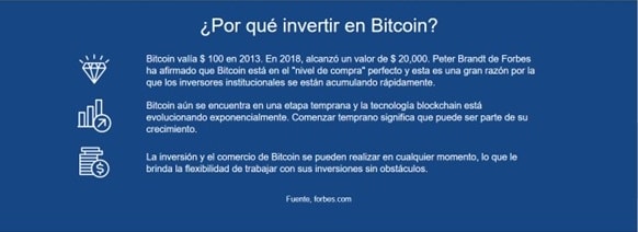 Por qué invertir bitcoin millonaire