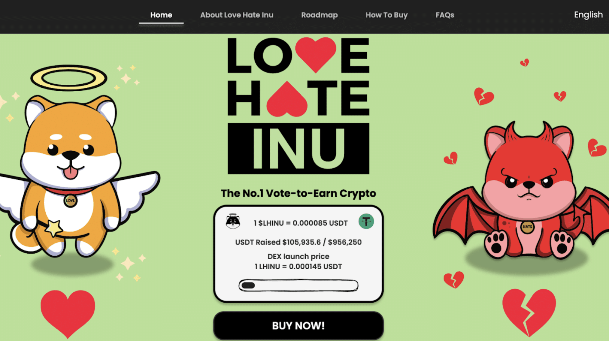 Love Hate Inu: nueva memecoin en preventa que superará a Shiba Inu en 2023