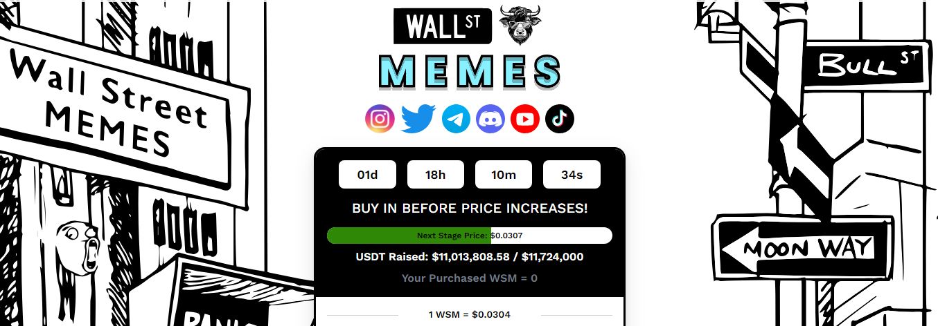 wall street memes y precio de dogecoin