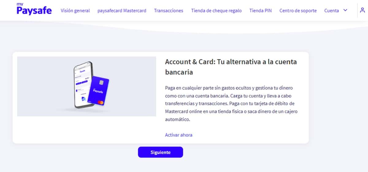 Paysafecard casino online cuenta bancaria