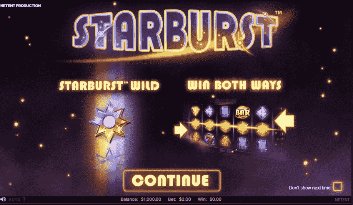 starburst evolution gaming