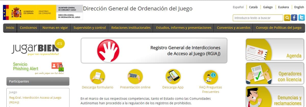 Como quitar autoprohibición juego online