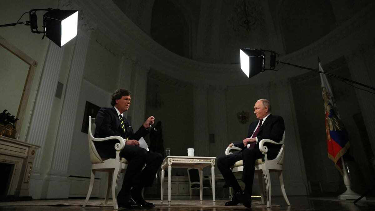 Entrevista en Moscú, entre Putin y Tucker Carlson. Putin se refirió a Elon MUSK y la IA