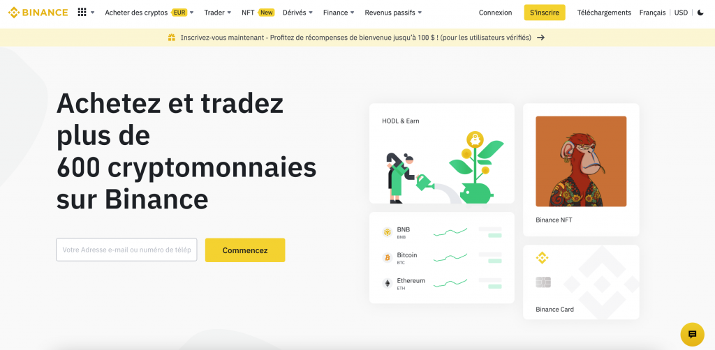 Binance débuter dans les cryptomonnaies