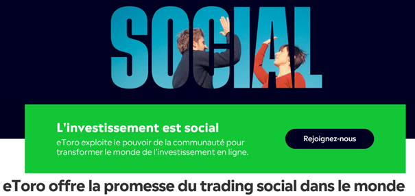 Trading social eToro - trading automatique