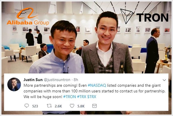 Alibaba et Tron