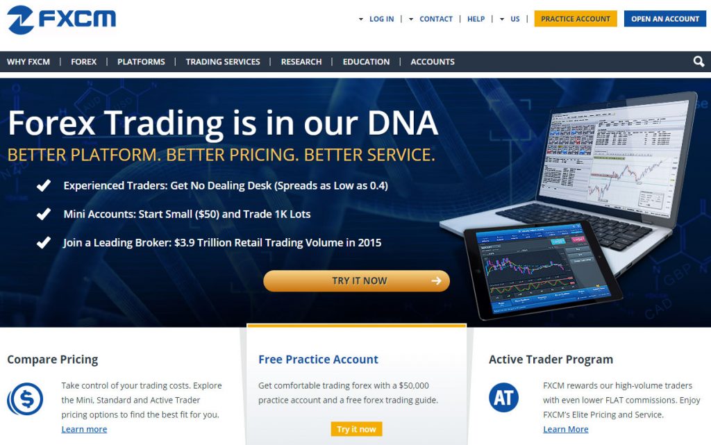 plateforme forex trading - FXCM