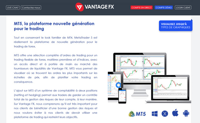 broker mt5 platform - VantageFX