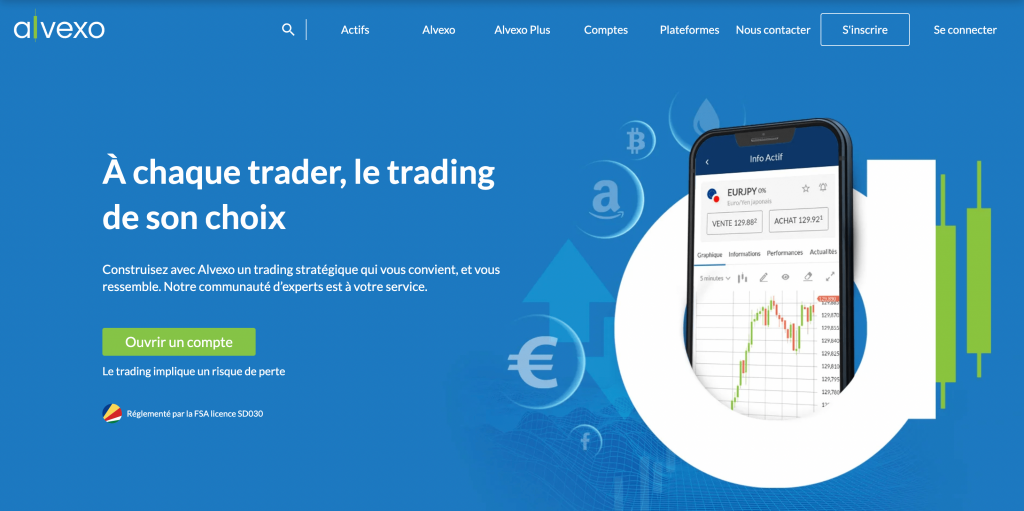 site de broker en ligne - Alvexo