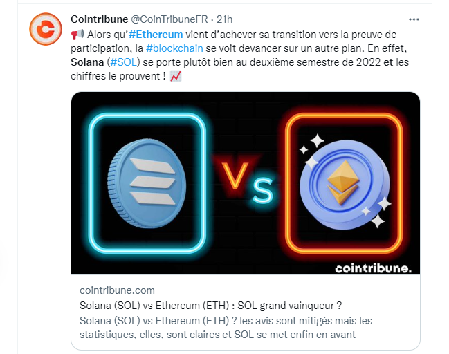 concurrence entre SOL et ETH
