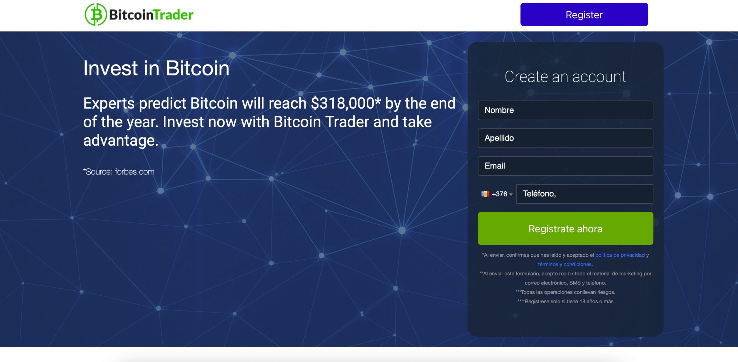 Site Bitcoin Trader