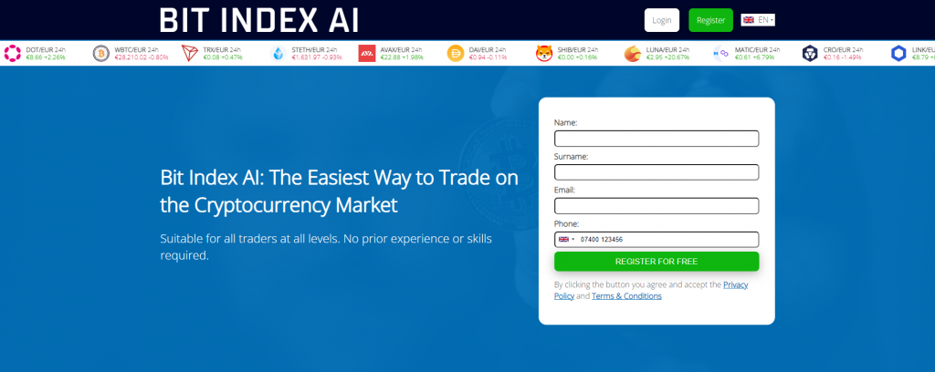Bitindex Ai - robot trading crypto