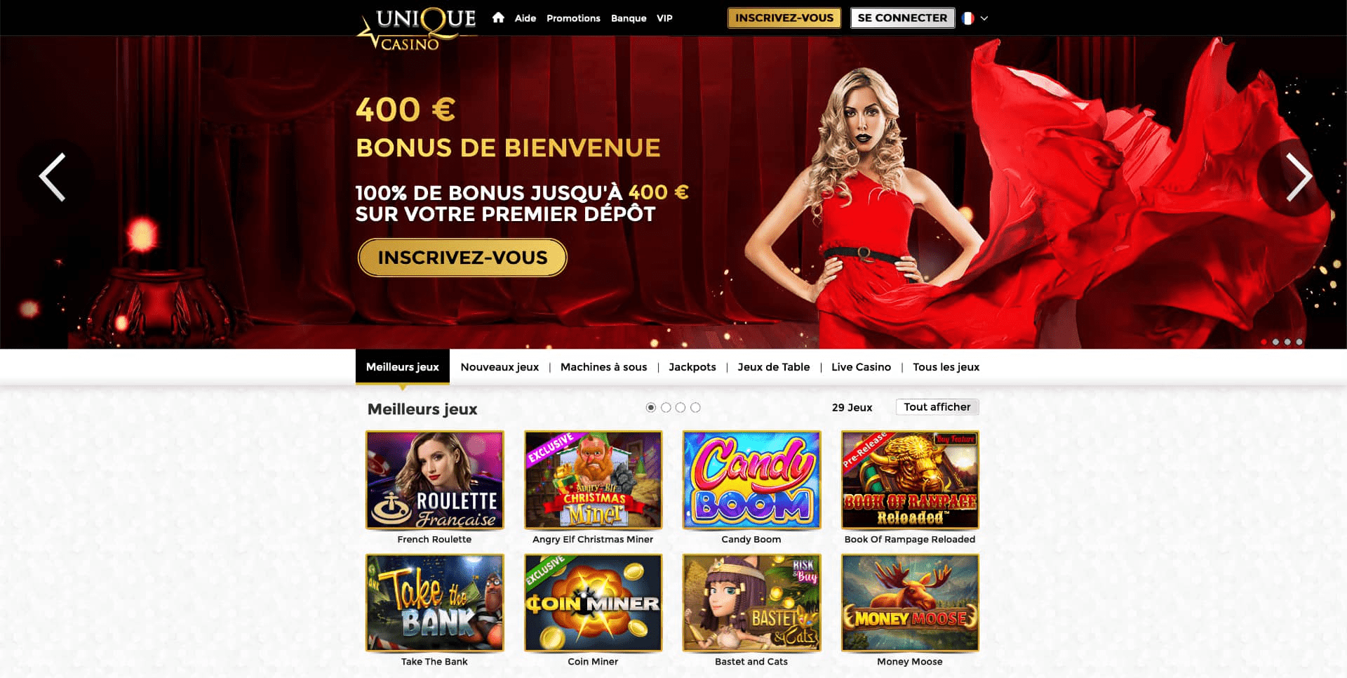 casino en ligne payant Canada Unique Casino