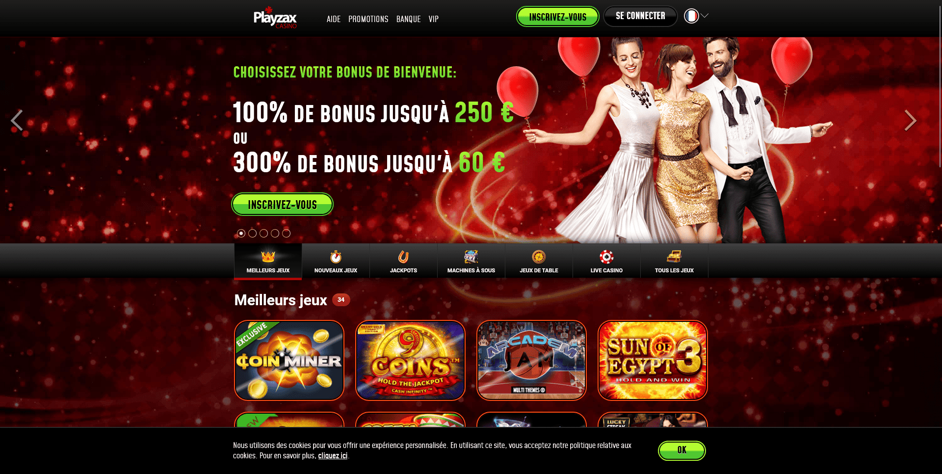 casino en ligne payant Canada Playzax