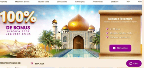 Meilleurs casinos en ligne Algérie : Wild Sultan