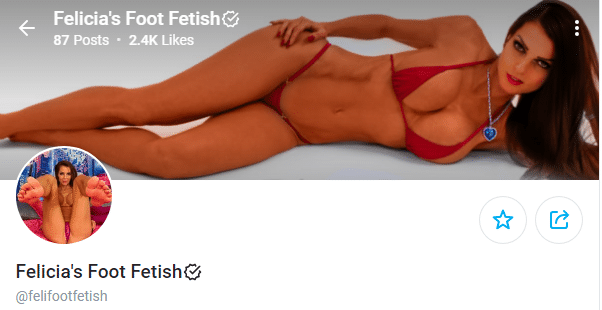 felicia's foot fetish