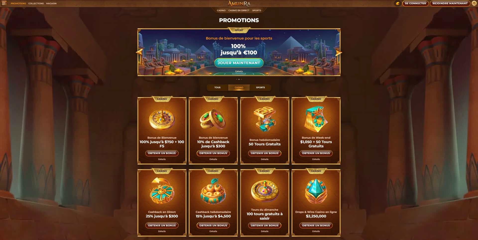 casino amunra