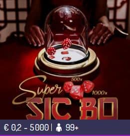 Super Sic Bo (Evolution) sur Lucky8 - Meilleur Site Sic Bo France