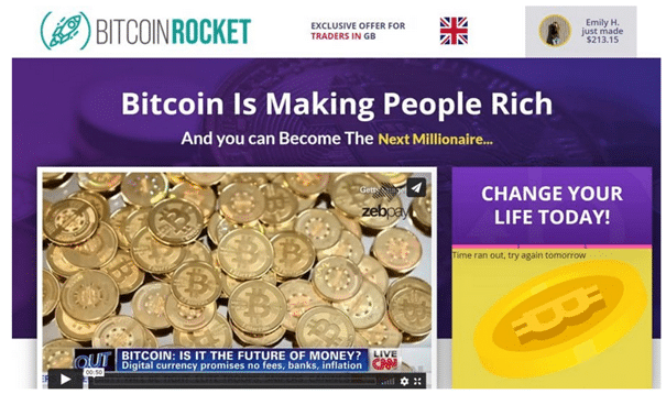 Avis Bitcoin Rocket : Site