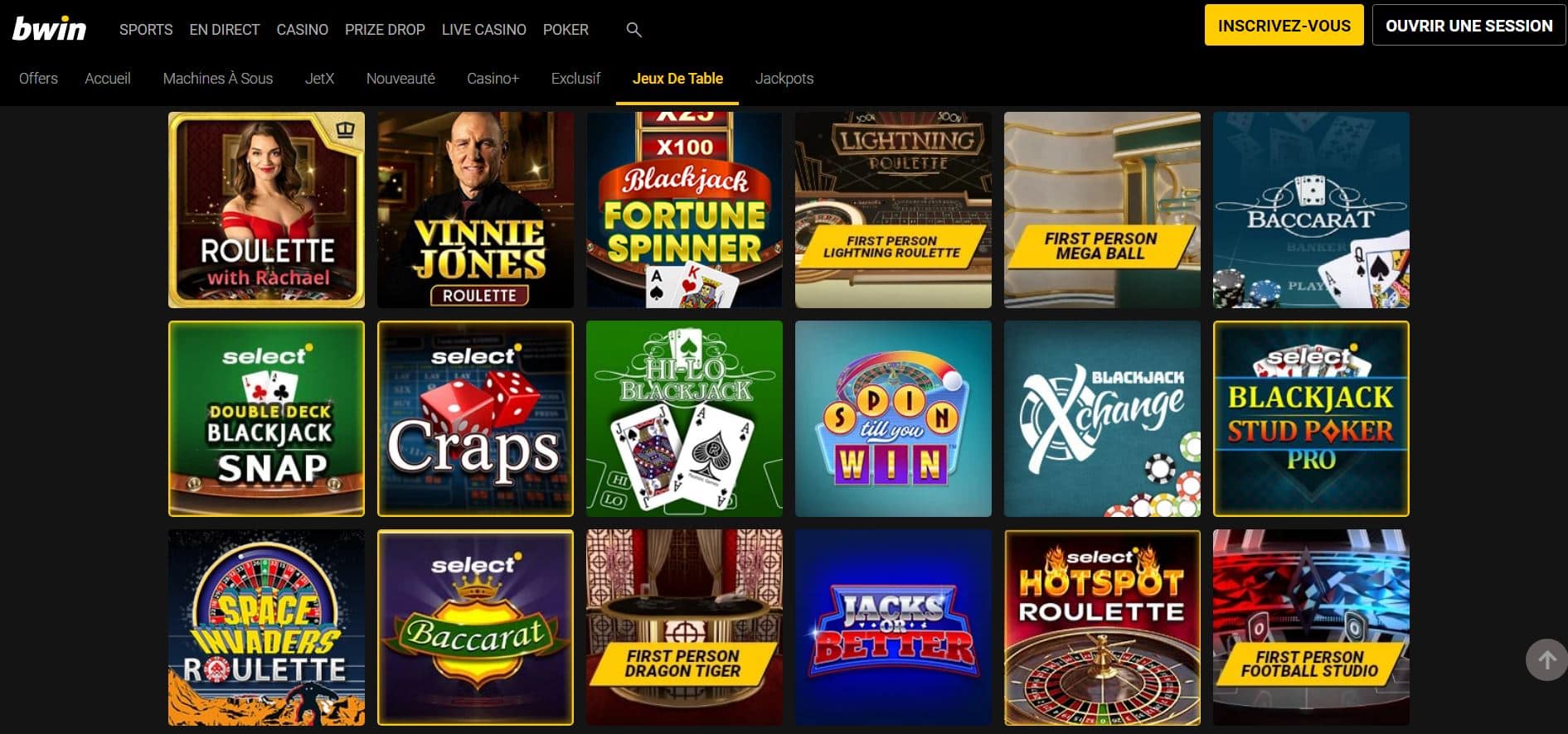 Bwin - Jeux - Casino en ligne argent réel