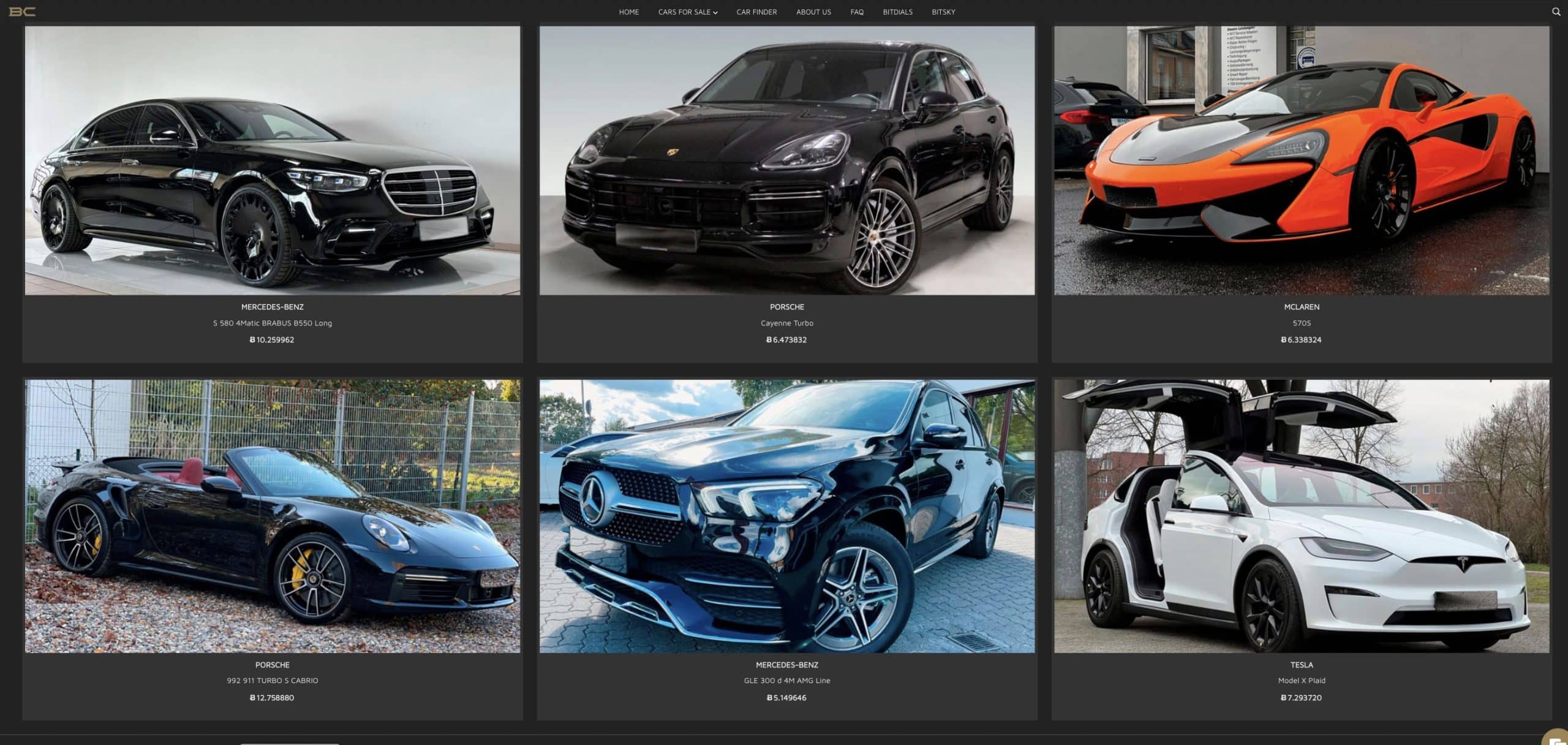 BitDials - Acheter des voitures de luxe avec un opérateur actif depuis 2016