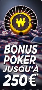 Winamax Bonus Poker 250 € - Winamax Avis