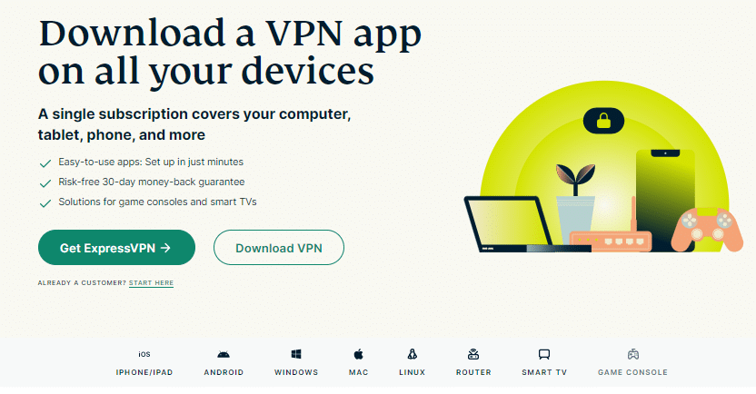 VPN Chrome : express vpn