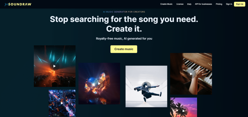 Soundraw - Technologies IA de génération de musique