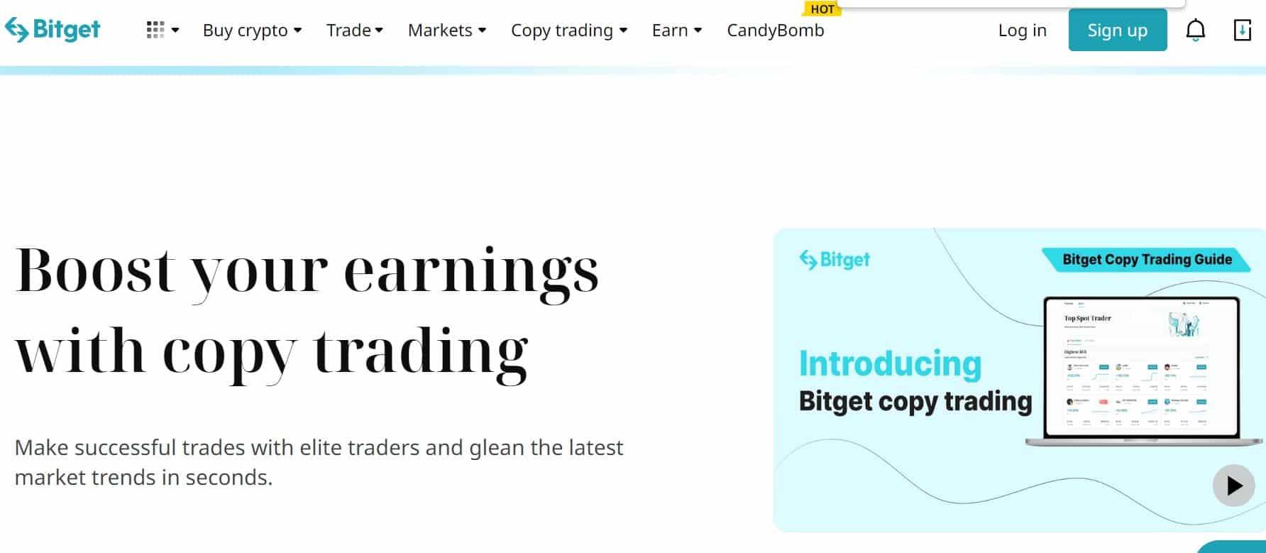 Avis Bitget : Copy trading