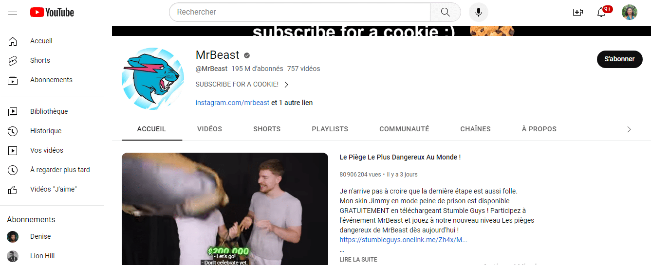 MrBeast Youtube