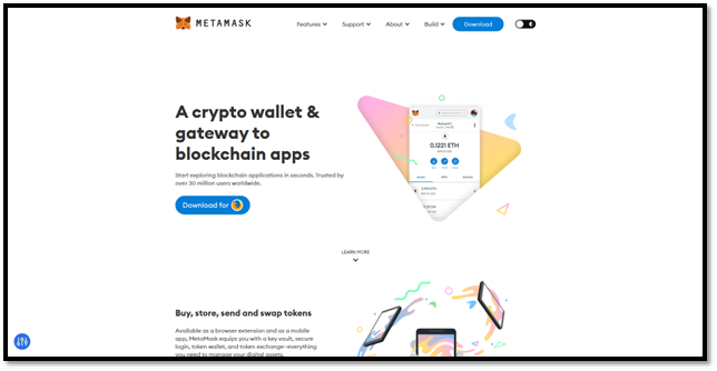 Metamask Homepage