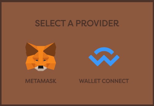 Tamadoge-Select a provider