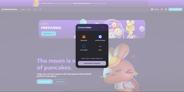 Pancake-connect-wallet