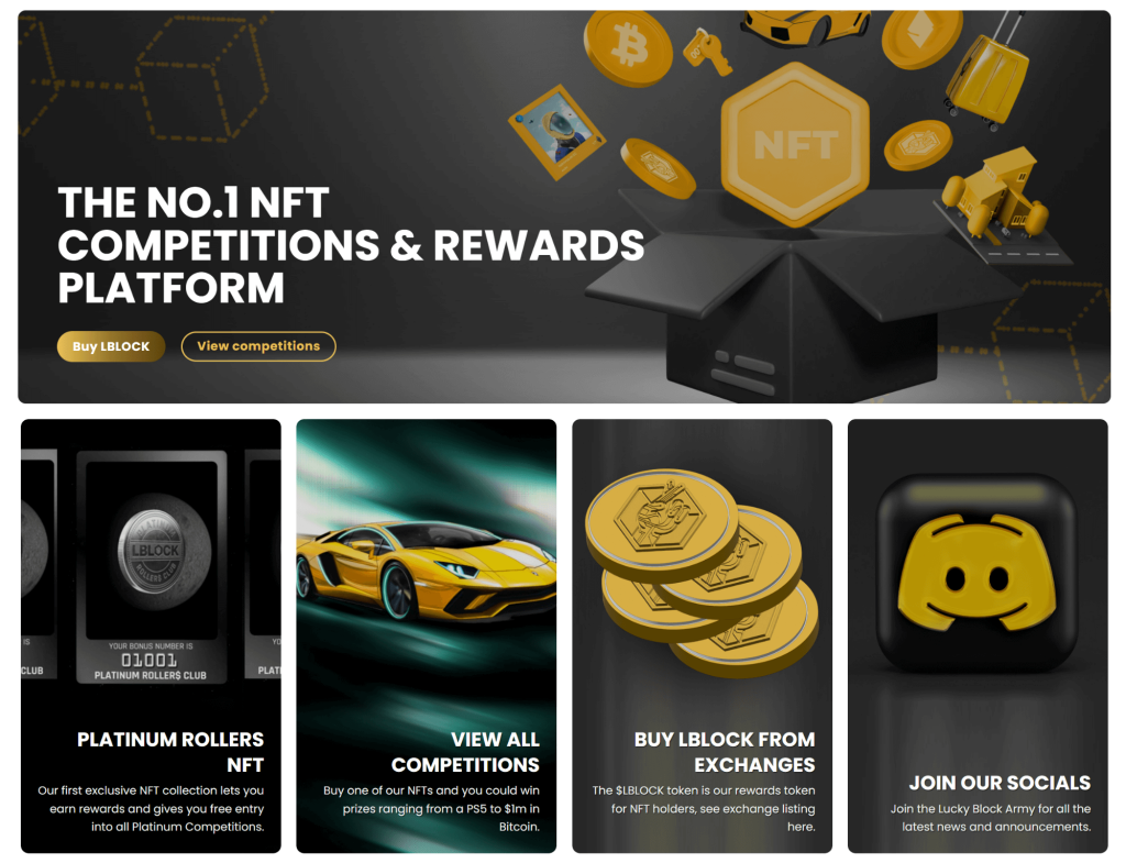 Lucky Block – Trending NFT and Crypto Competition Platform