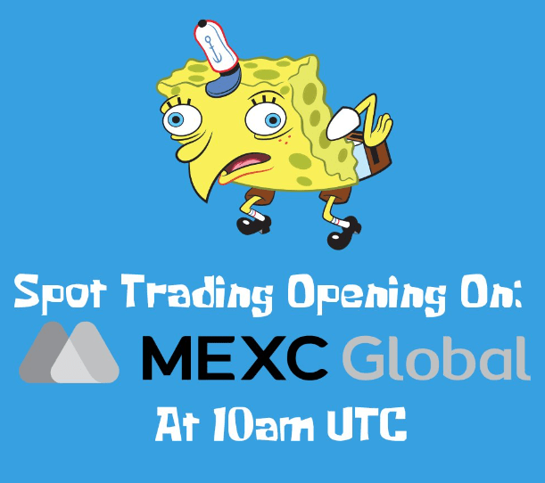 Cijena meme kovanice SPONGE raste dok kupci pristižu Bitget, Gate