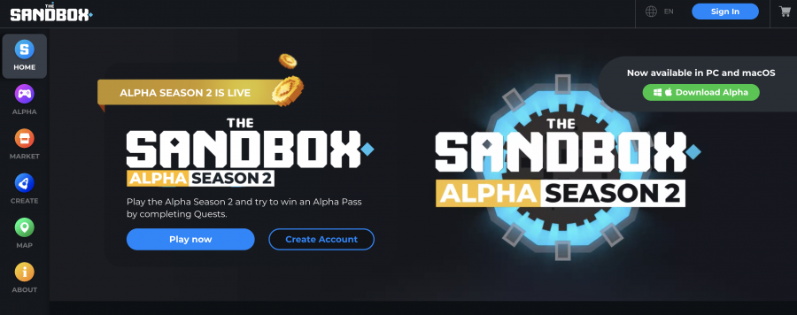 the Sandbox kriptojáték
