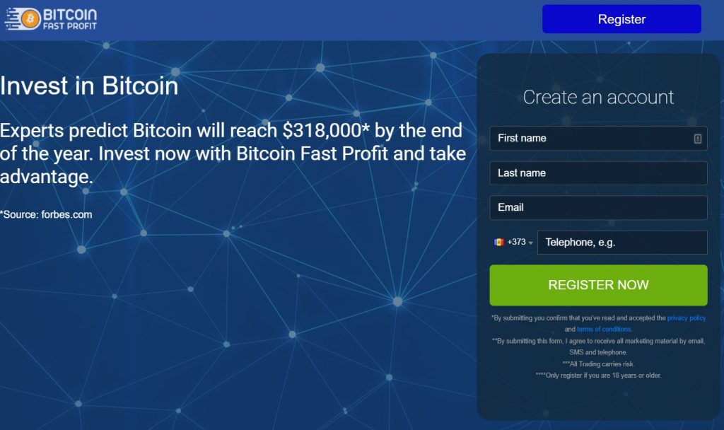 bitcoin fast profit főoldala