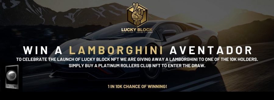 Nyerj egy Lamborhini-t a Lucky Block oldalon
